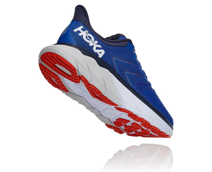 Hoka One One Tenisky Panske Modre - Arahi 5 - 36910-PTNV